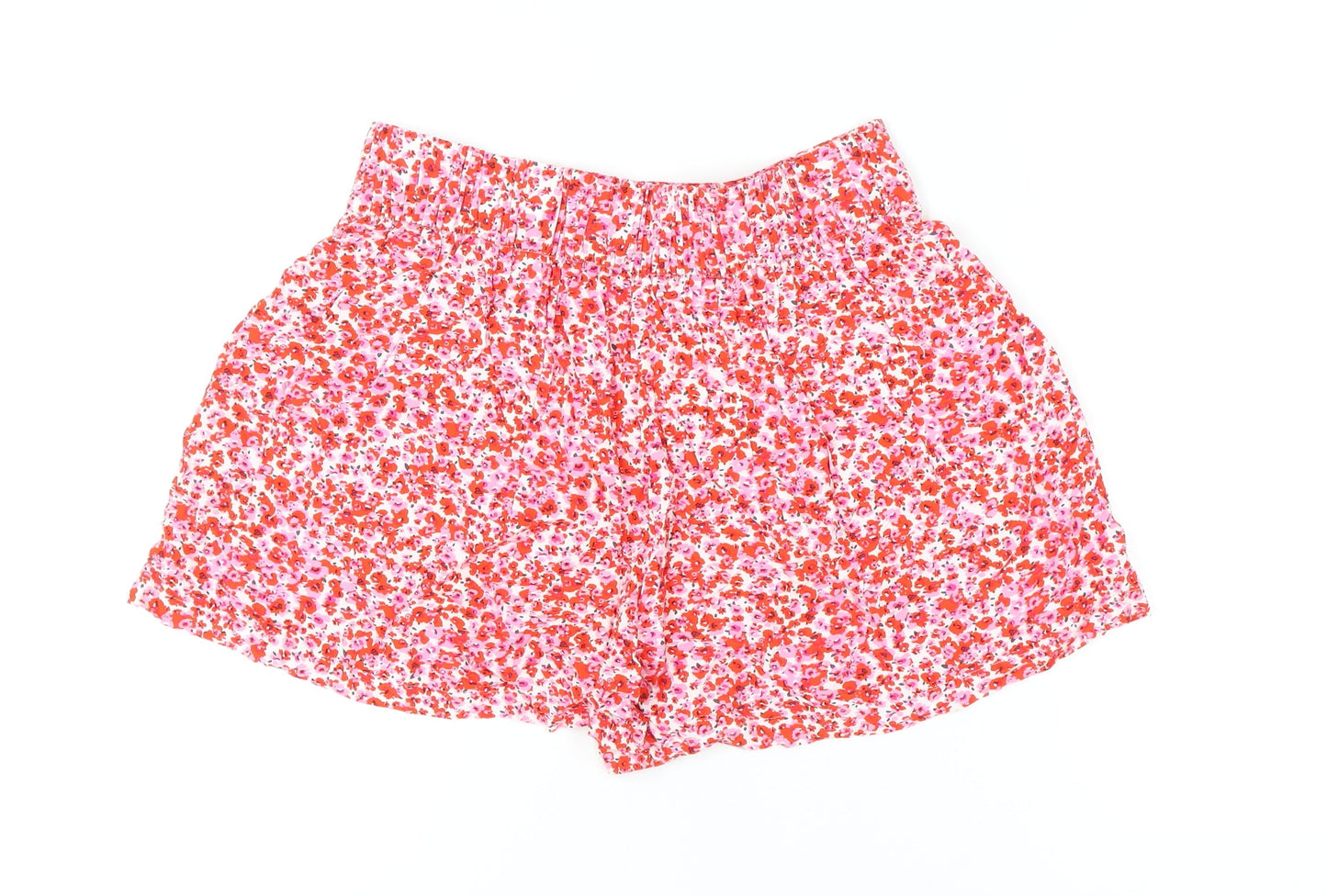 Marks and Spencer Women's Multicoloured Floral Culotte Shorts Size 12