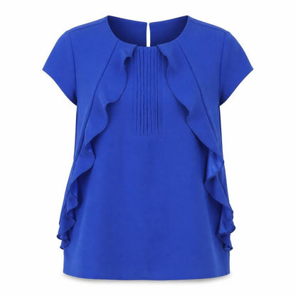 Womens UK Size 10 Coast Blue Basic Blouse
