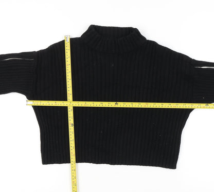 Womens UK Size 12 Zara Black Pullover Jumper