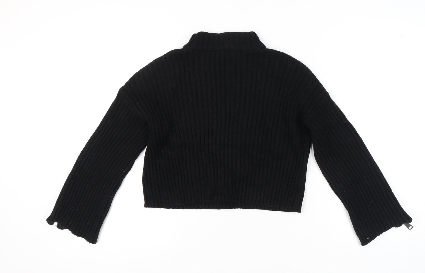 Womens UK Size 12 Zara Black Pullover Jumper