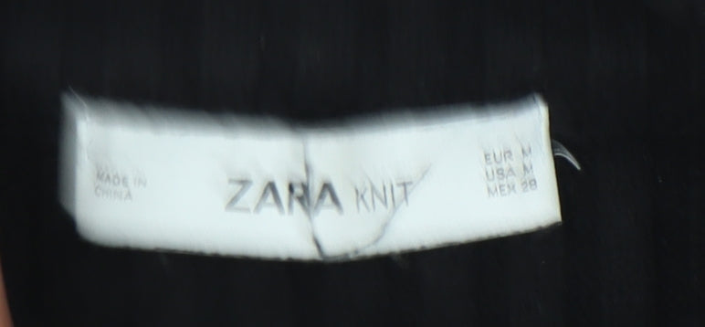 Womens UK Size 12 Zara Black Pullover Jumper