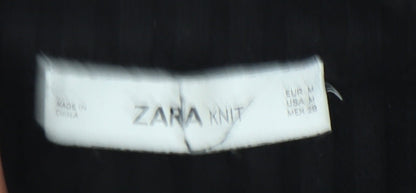 Womens UK Size 12 Zara Black Pullover Jumper