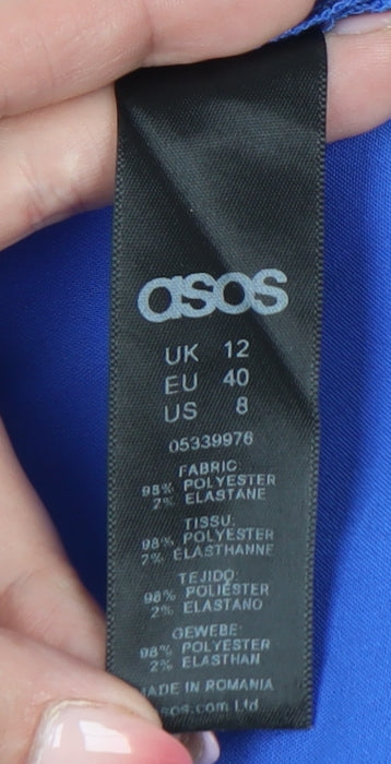 Womens UK Size 12 ASOS One-Piece Blue Jumpsuit