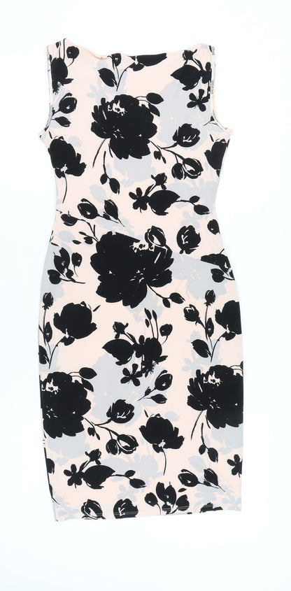 Coast Women’s Multicoloured Size 8 Sheath Knee Length Dress