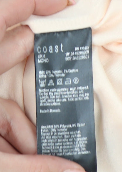 Coast Women’s Multicoloured Size 8 Sheath Knee Length Dress