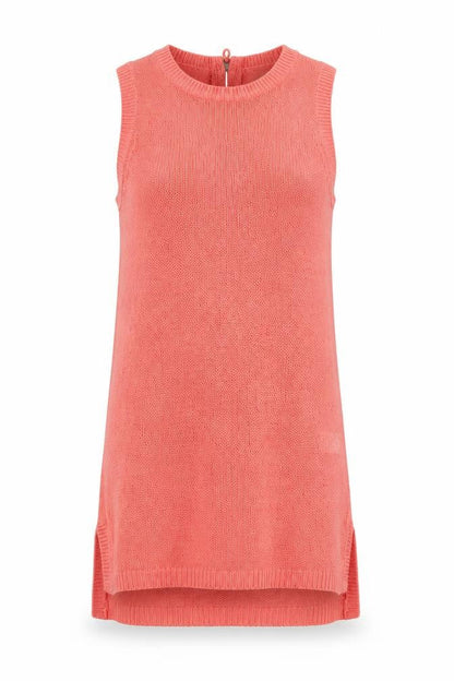 Womens UK Size 10 NEXT Pink Tunic Tank