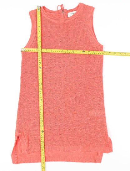 Womens UK Size 10 NEXT Pink Tunic Tank