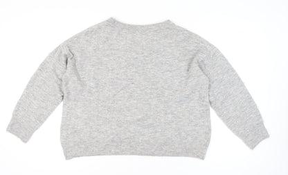 Womens UK Size XL H&M Grey Pullover Jumper