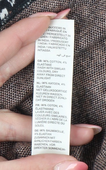 Fat Face Women’s Black Floral A-Line Short Skirt Size 18