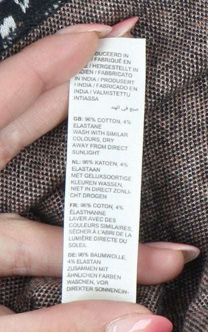 Fat Face Women’s Black Floral A-Line Short Skirt Size 18