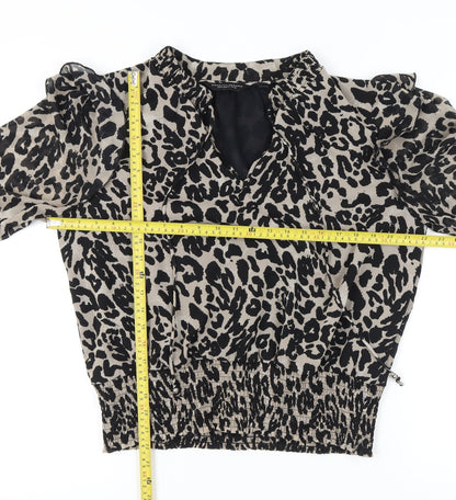 Womens UK Size 16 Dorothy Perkins Multicoloured Wrap Blouse