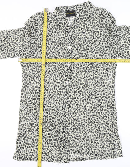 Gina Bacconi Women's Multicoloured Floral Cardigan UK 14 Chiffon