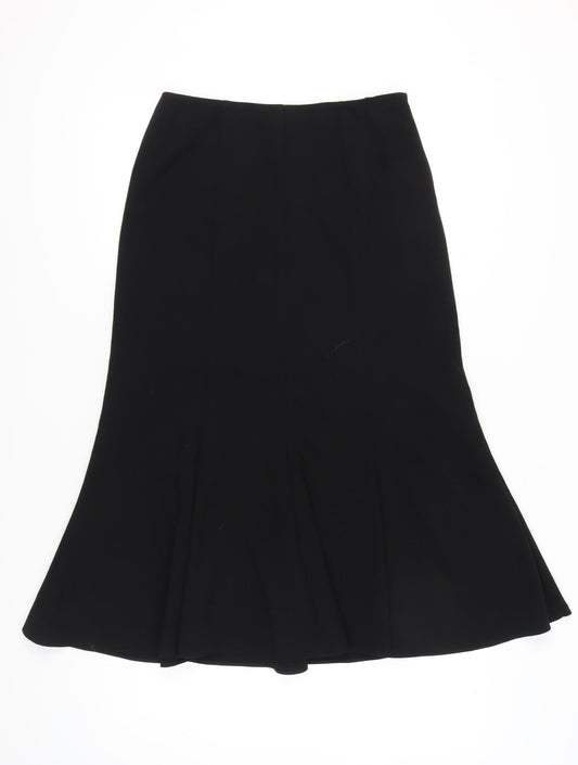 ALEX & Co. Women’s Black Midi Trumpet Skirt Size 12 High Rise