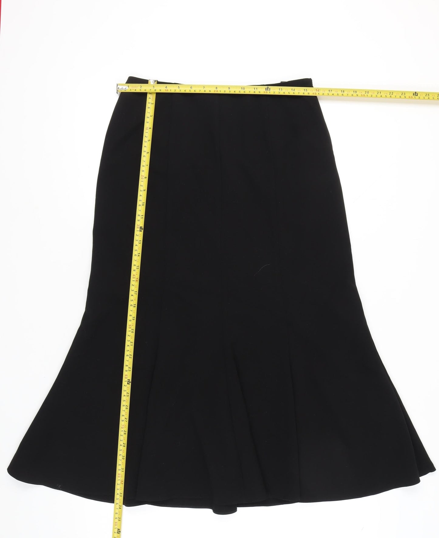 ALEX & Co. Women’s Black Midi Trumpet Skirt Size 12 High Rise