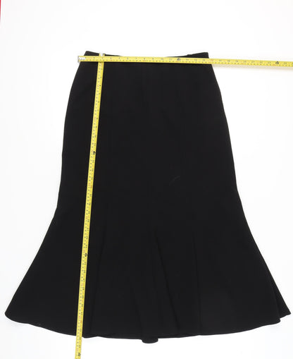 ALEX & Co. Women’s Black Midi Trumpet Skirt Size 12 High Rise