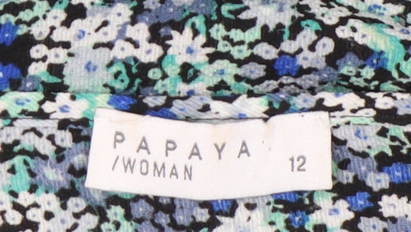 Papaya Women’s Multicoloured Floral Tunic Blouse Size 12
