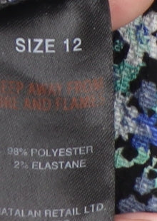 Papaya Women’s Multicoloured Floral Tunic Blouse Size 12