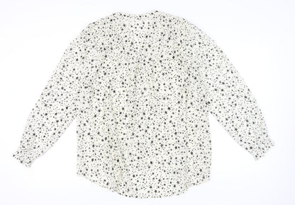 Womens UK Size 20 Together White Basic Blouse