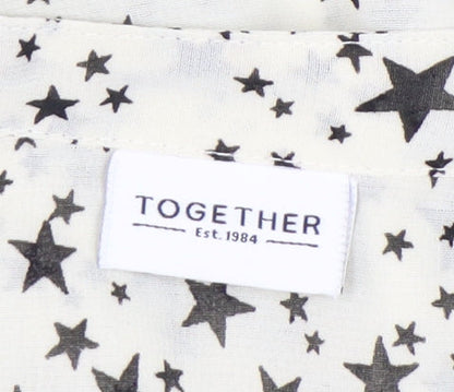 Womens UK Size 20 Together White Basic Blouse