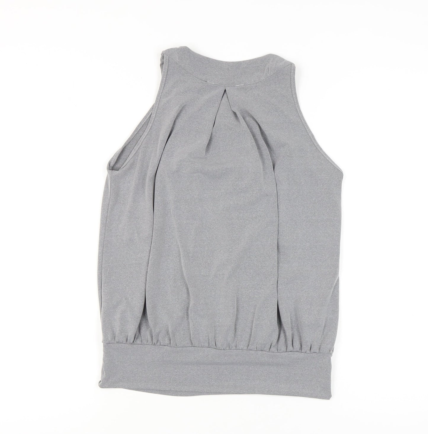 Womens UK Size 12 BHS Grey Basic Tank
