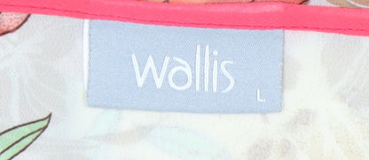 Womens UK Size L Wallis Multicoloured Kimono Blouse