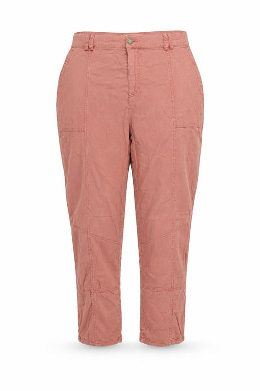 Womens UK Size 20 Fat Face Relaxed Fit Cargo Pink Trousers