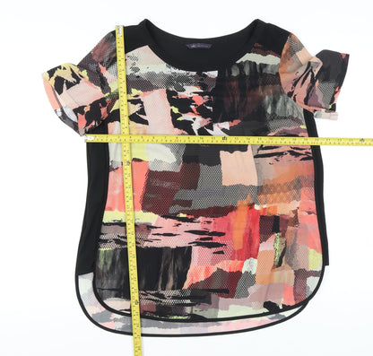 Womens UK Size 14 Marks and Spencer Multicoloured Basic T-Shirt