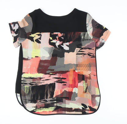 Womens UK Size 14 Marks and Spencer Multicoloured Basic T-Shirt