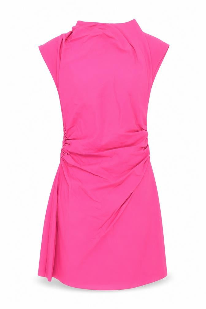 ASOS DESIGN Women’s Pink Size 14 Sheath Party Dress Sleeveless Ruched