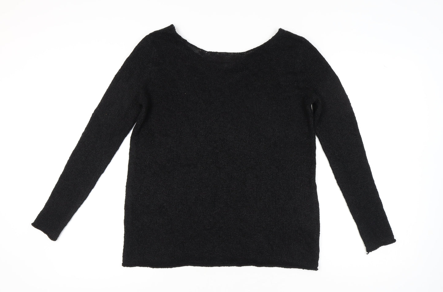 Womens UK Size 8 Zara Black Pullover Jumper
