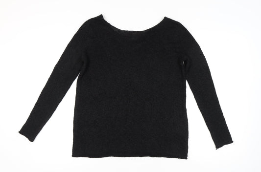 Womens UK Size 8 Zara Black Pullover Jumper