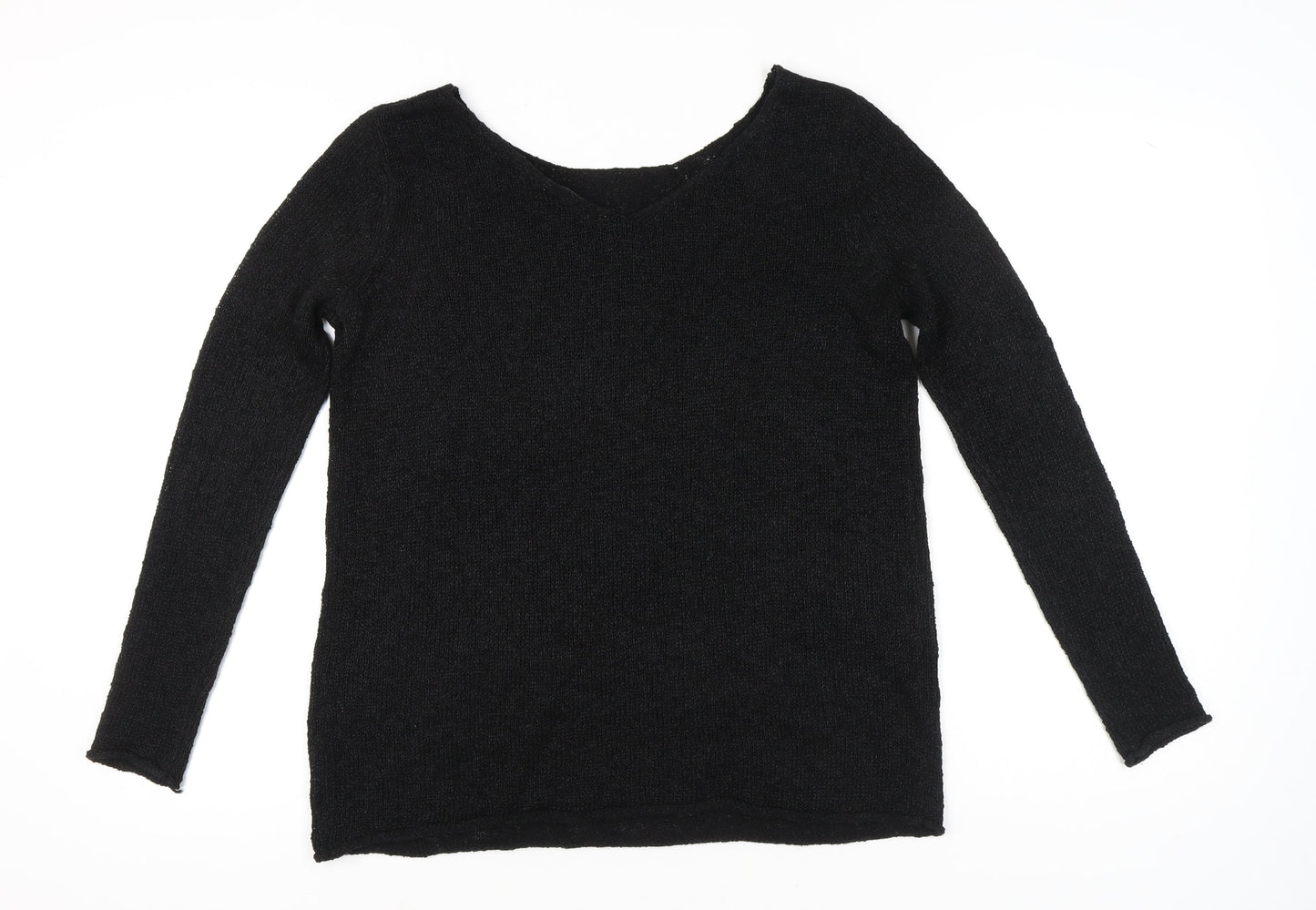 Womens UK Size 8 Zara Black Pullover Jumper