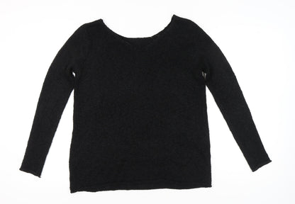 Womens UK Size 8 Zara Black Pullover Jumper