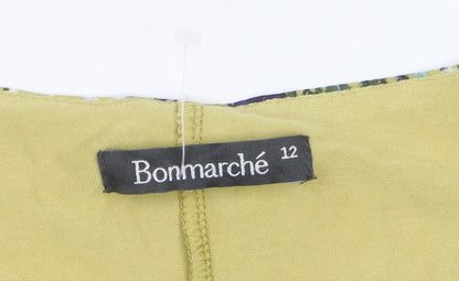 Womens UK Size 12 Bonmarché Multicoloured Basic Blouse