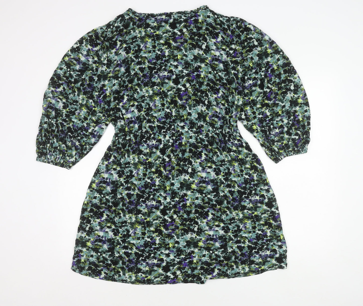 Next Women’s Multicoloured Floral A-Line Short Dress Size 12