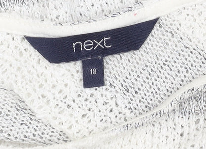 Womens UK Size 18 NEXT Grey Pullover Jumper