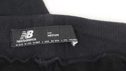 New Balance Men’s Black Jogger Trousers M Fleece Elastic Waist Pockets