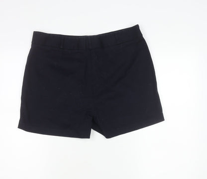 F&F Women’s Black Chino Shorts UK 16 Summer Casual Twill