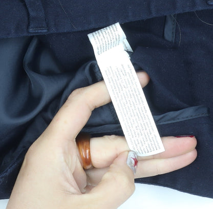 F&F Women’s Black Chino Shorts UK 16 Summer Casual Twill