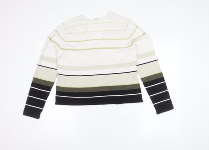 Womens UK Size L Planet Multicoloured Cardigan Jumper