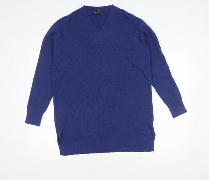 Womens UK Size L Marks and Spencer Blue Pullover Jumper