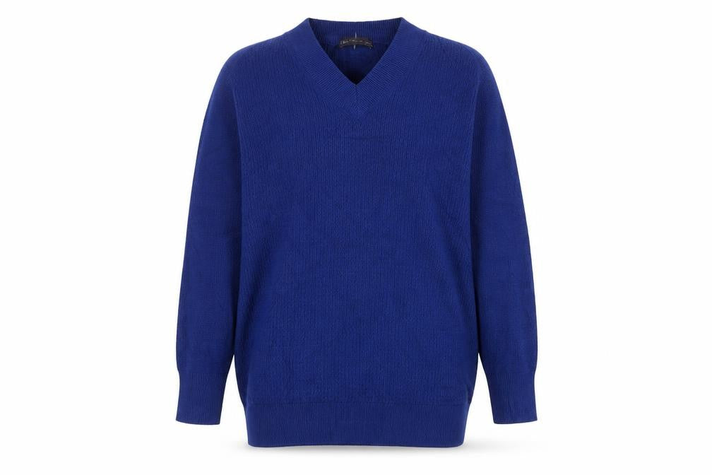 Womens UK Size L Marks and Spencer Blue Pullover Jumper