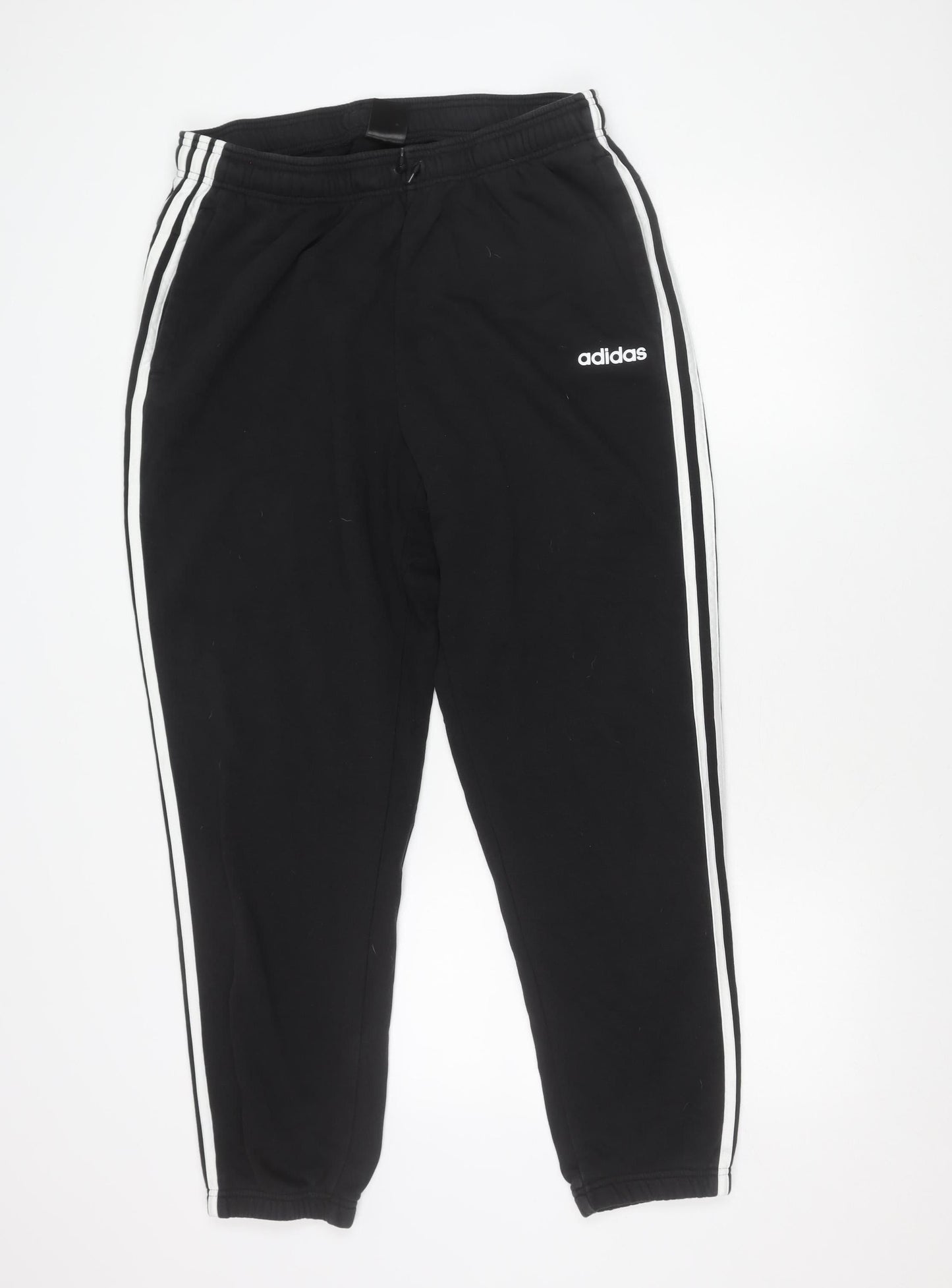 Adidas Women’s Black XL Track Pants Tapered Leg Elastic Waist