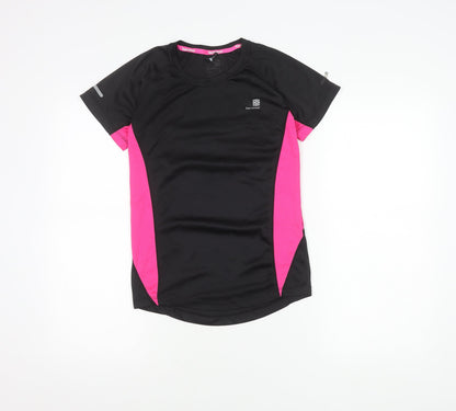 Karrimor Women's Black & Pink Running T-Shirt Size 8 Athletic Fit