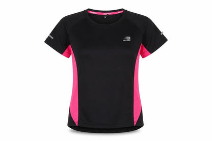 Womens UK Size 8 Karrimor Black Running & JoggingGym & Training T-Shirt