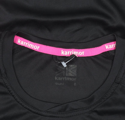 Karrimor Women's Black & Pink Running T-Shirt Size 8 Athletic Fit