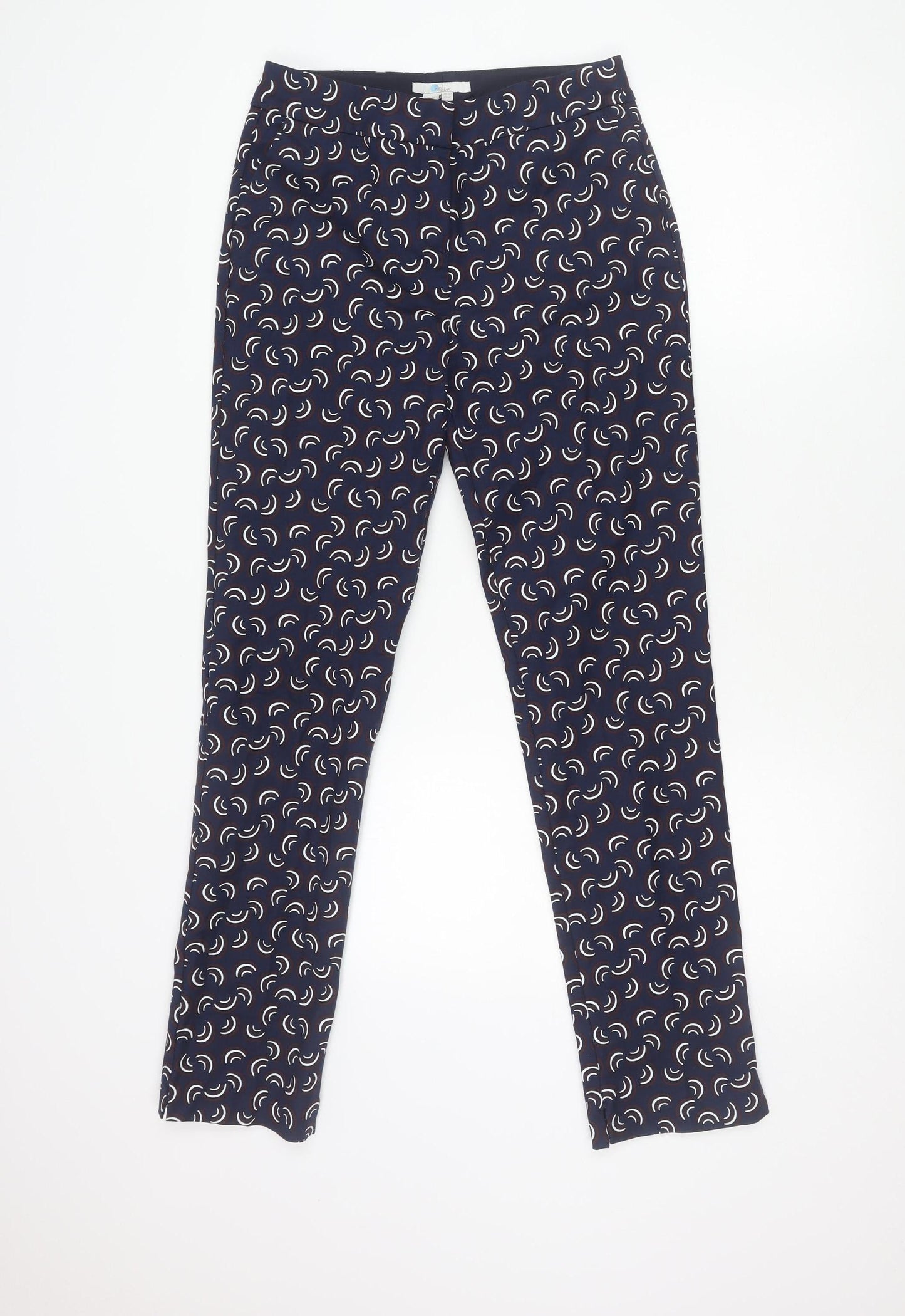 Womens UK Size 10 Boden Slim Fit CasualWorkwear Blue Trousers