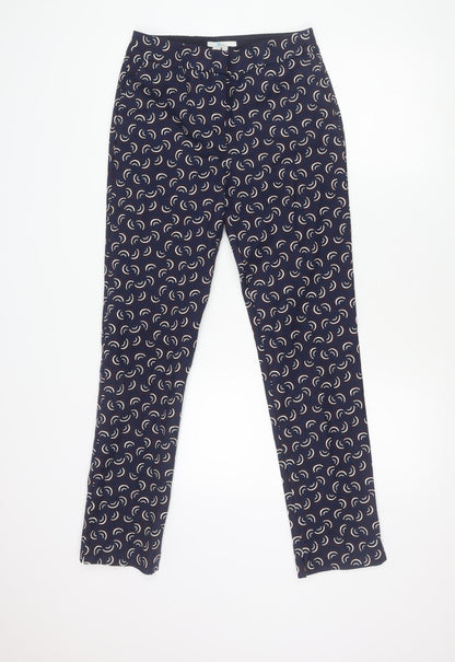Womens UK Size 10 Boden Slim Fit CasualWorkwear Blue Trousers