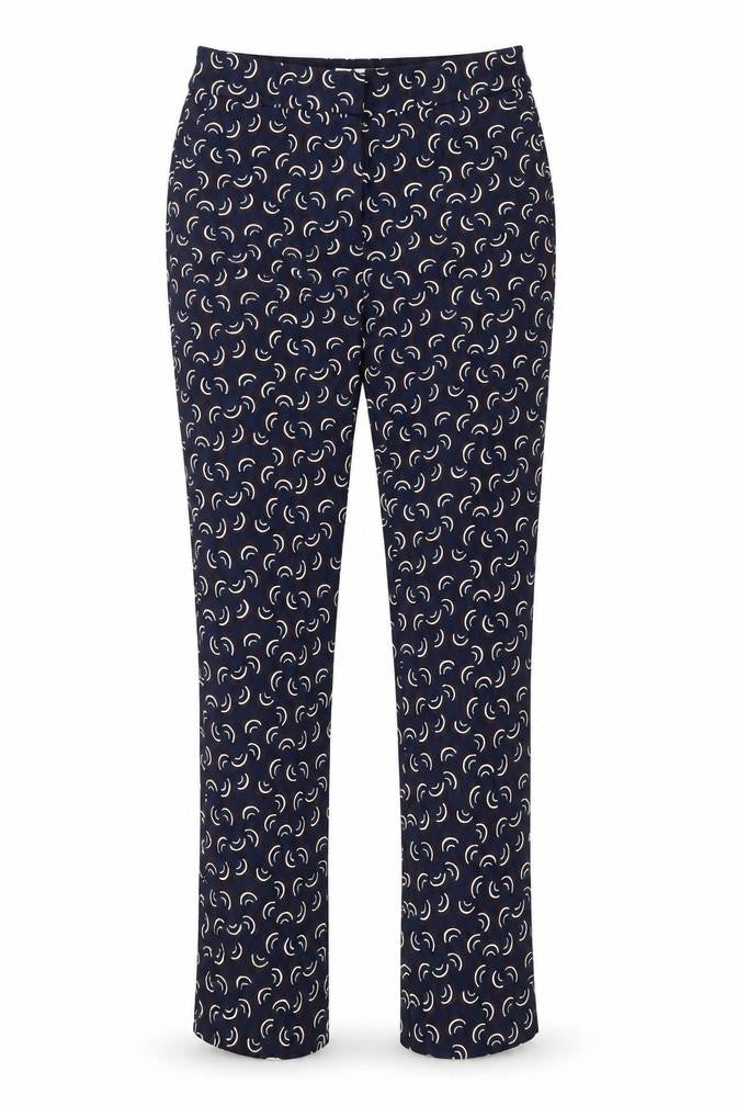 Womens UK Size 10 Boden Slim Fit CasualWorkwear Blue Trousers