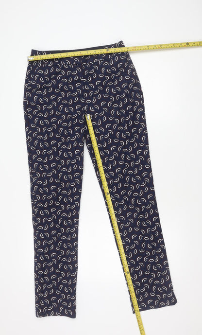 Womens UK Size 10 Boden Slim Fit CasualWorkwear Blue Trousers
